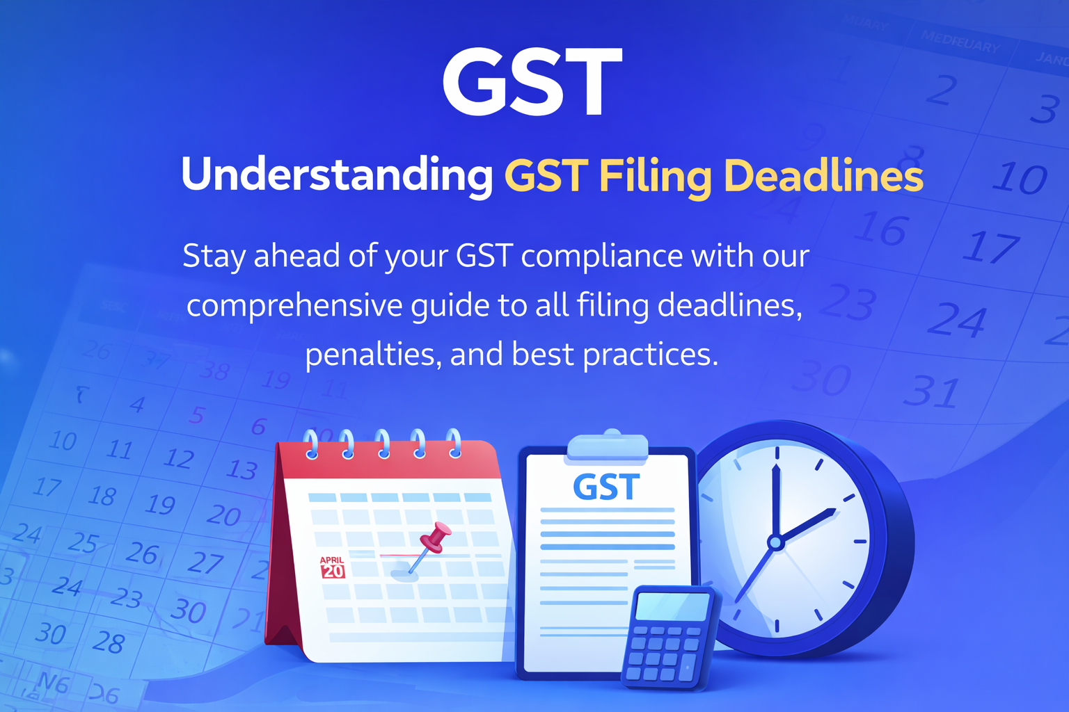 Understanding GST Filing Deadlines